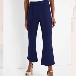 Tuckernuck Atlantic-Pacific Penny Kick Flare Pants Navy Blue Pointe Size Small